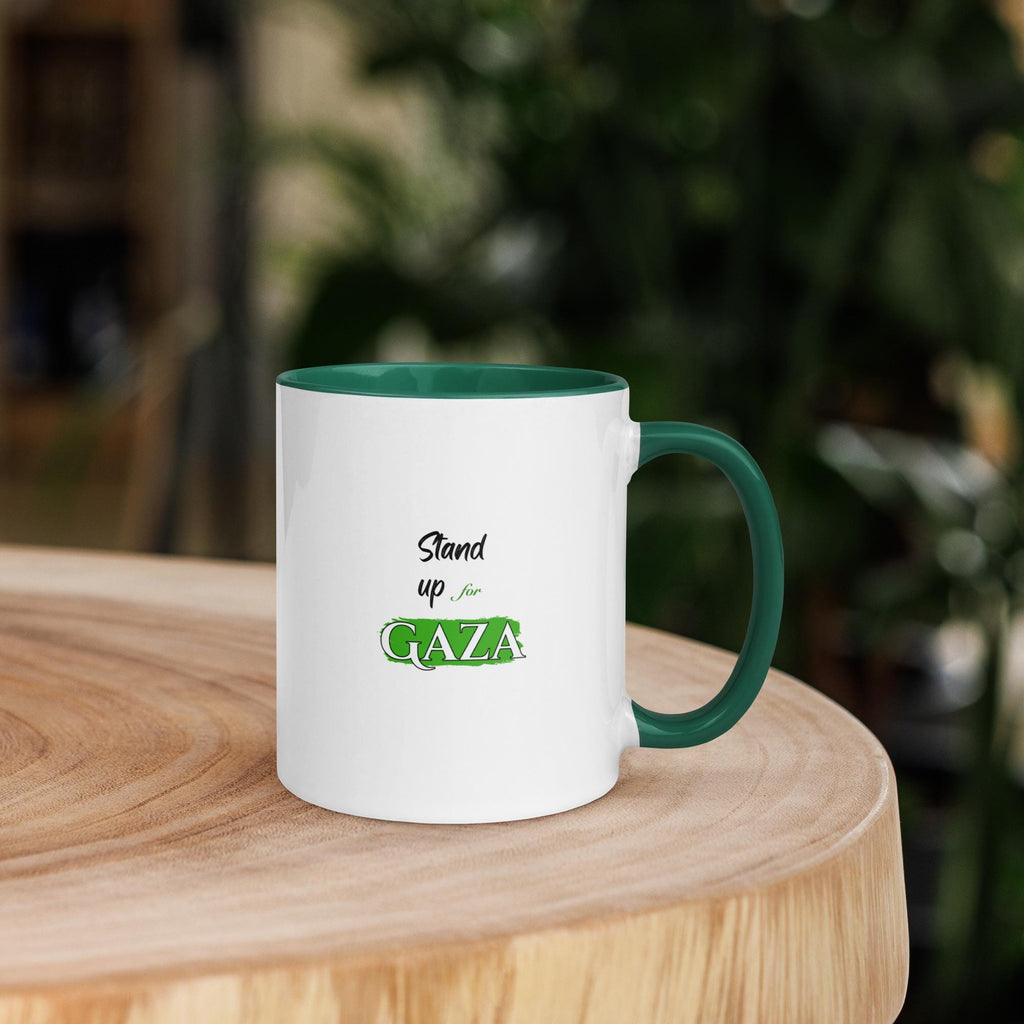 Stand up for Gaza - premium Mug with Colour inside