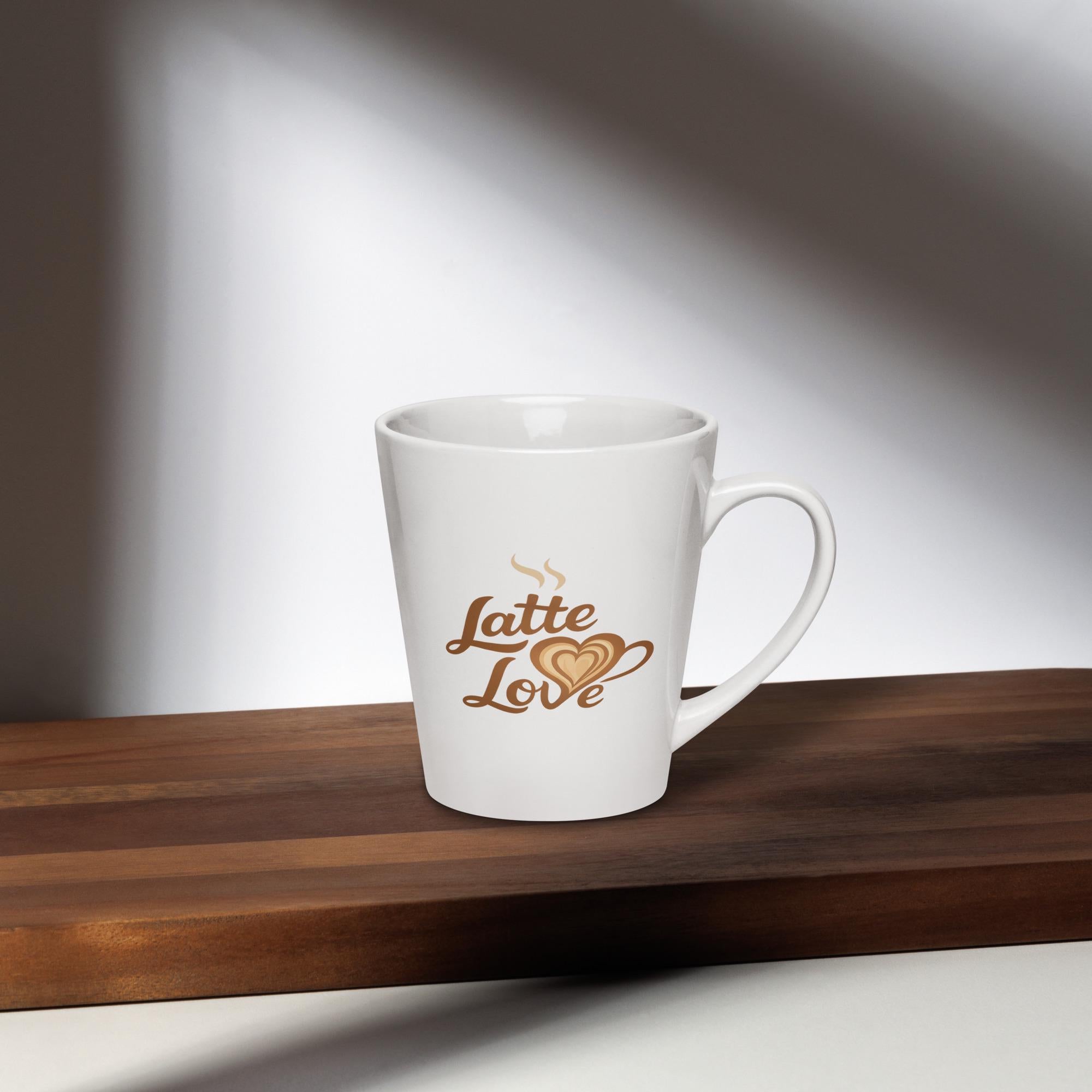 Latte art coffee lovers mug