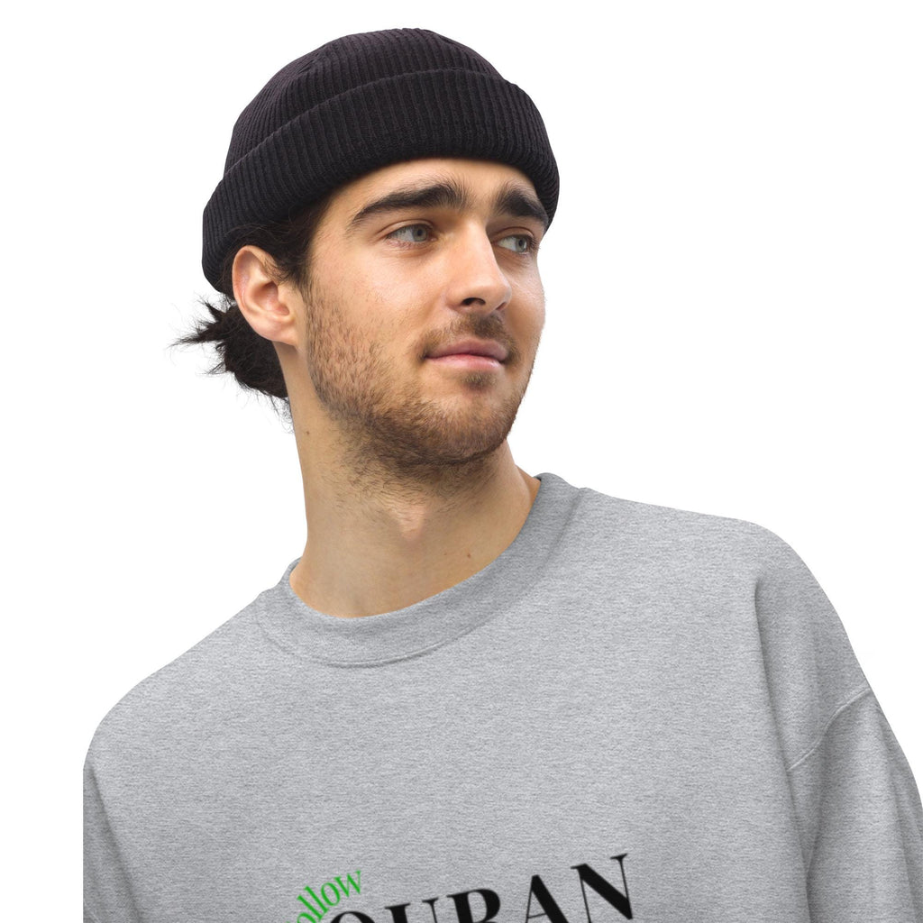 I follow Quran - Islamic Men's sweater for muslim youth