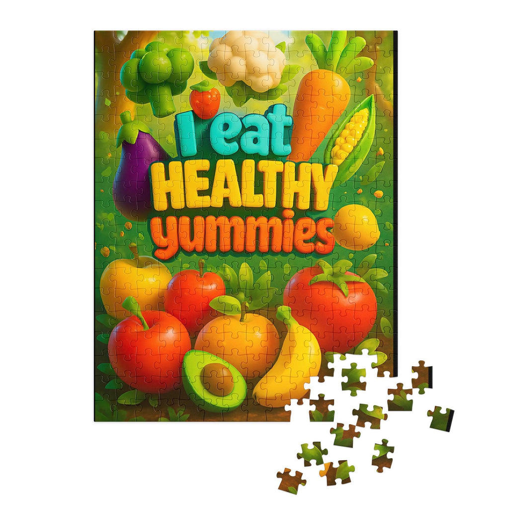 kids Healthy eating Jigsaw puzzle toy with tin