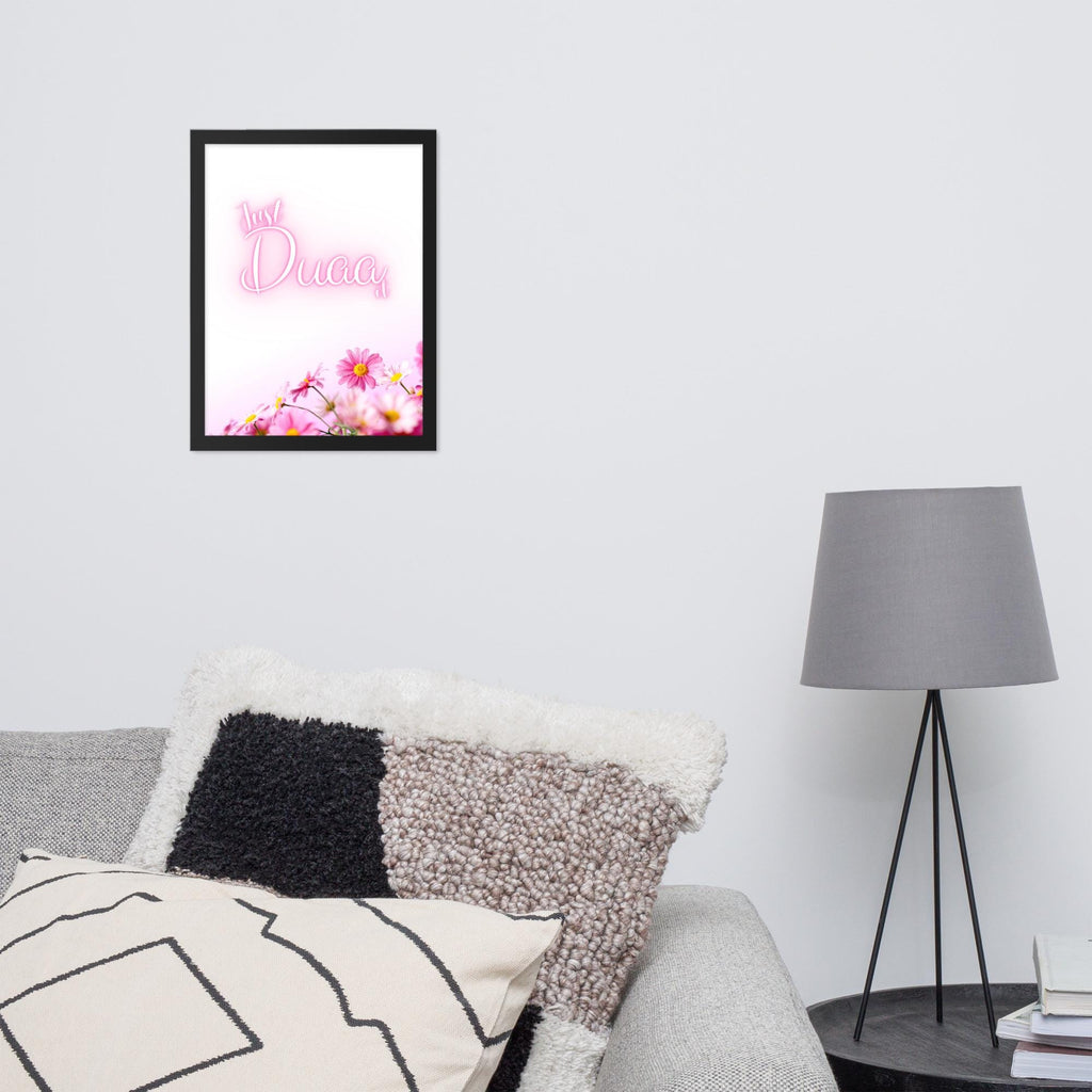 Just Duaa It ! - Framed photo paper islamic Wall art