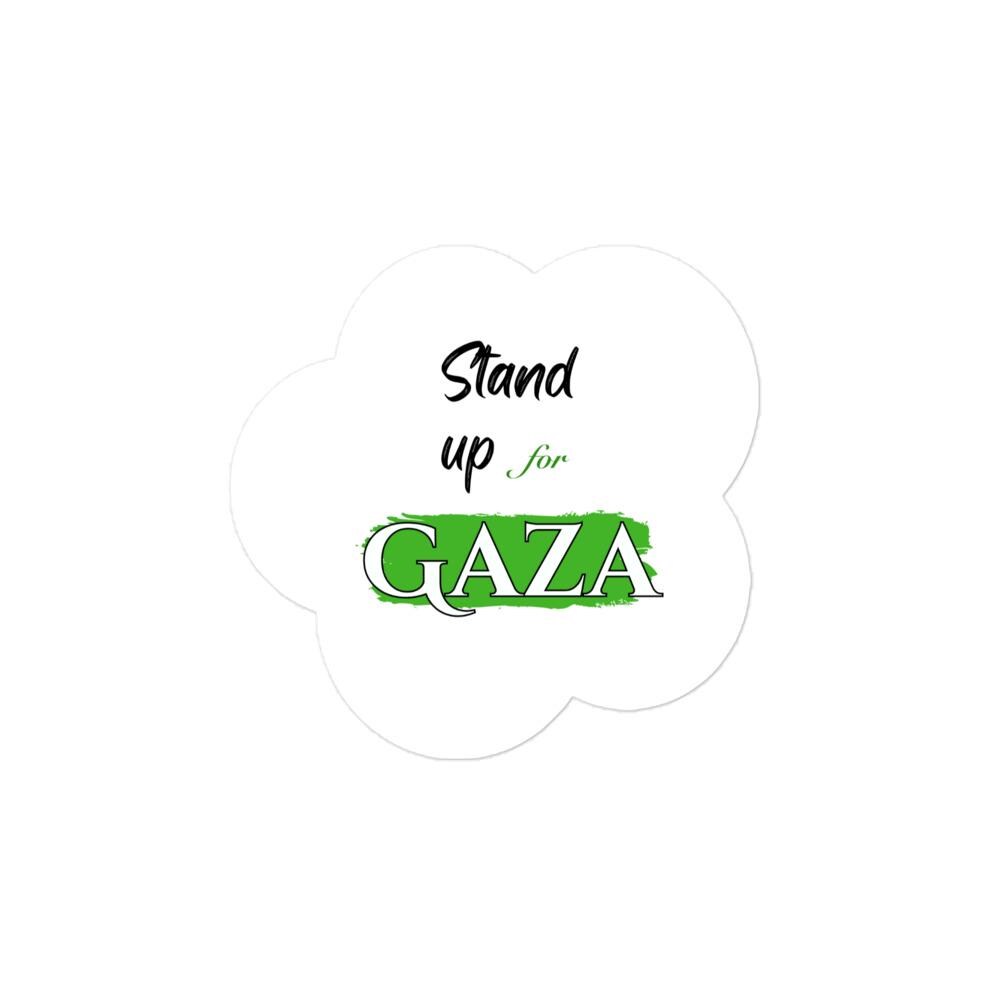 Stand up for gaza - sticker for the cause of Palestine