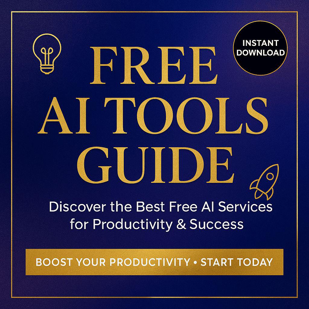 Best Free AI tools guide - How to start using artificial intelligence in your life to gain success