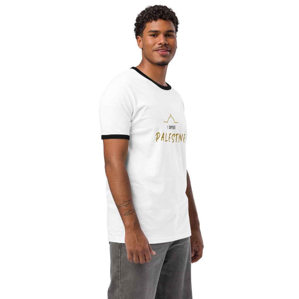 Support Palestine - Men's ringer t-shirt