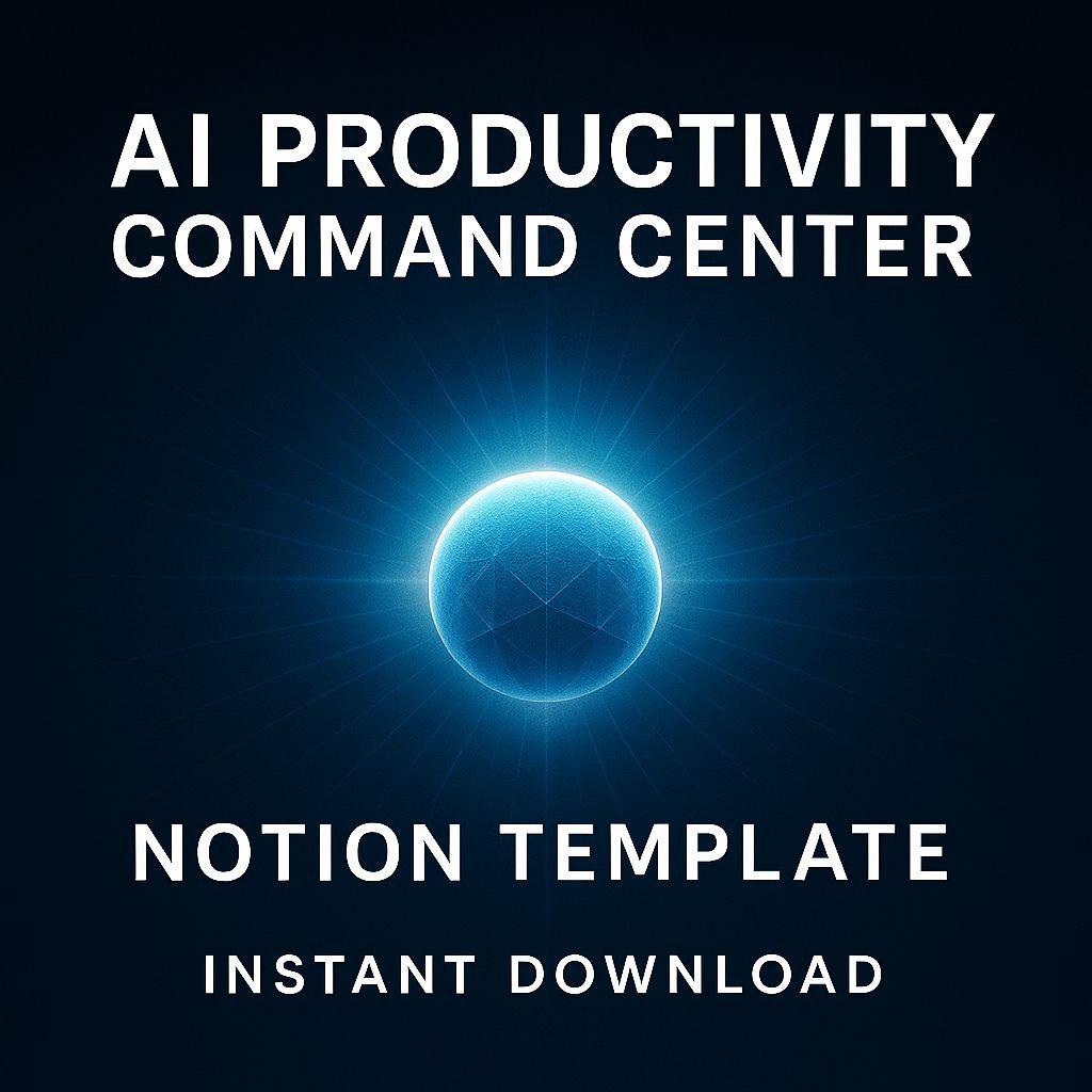 AI Productivity Command Centre Everything you need for your success