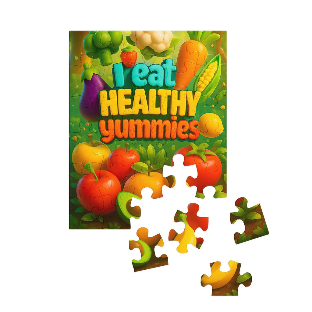 kids Healthy eating Jigsaw puzzle toy with tin