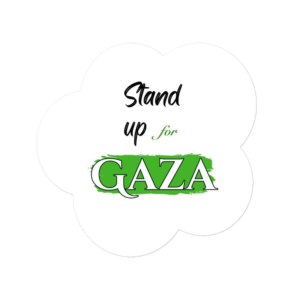 Stand up for gaza - sticker for the cause of Palestine
