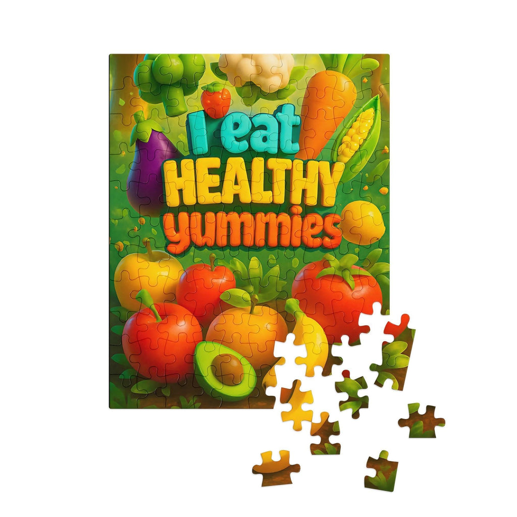 kids Healthy eating Jigsaw puzzle toy with tin
