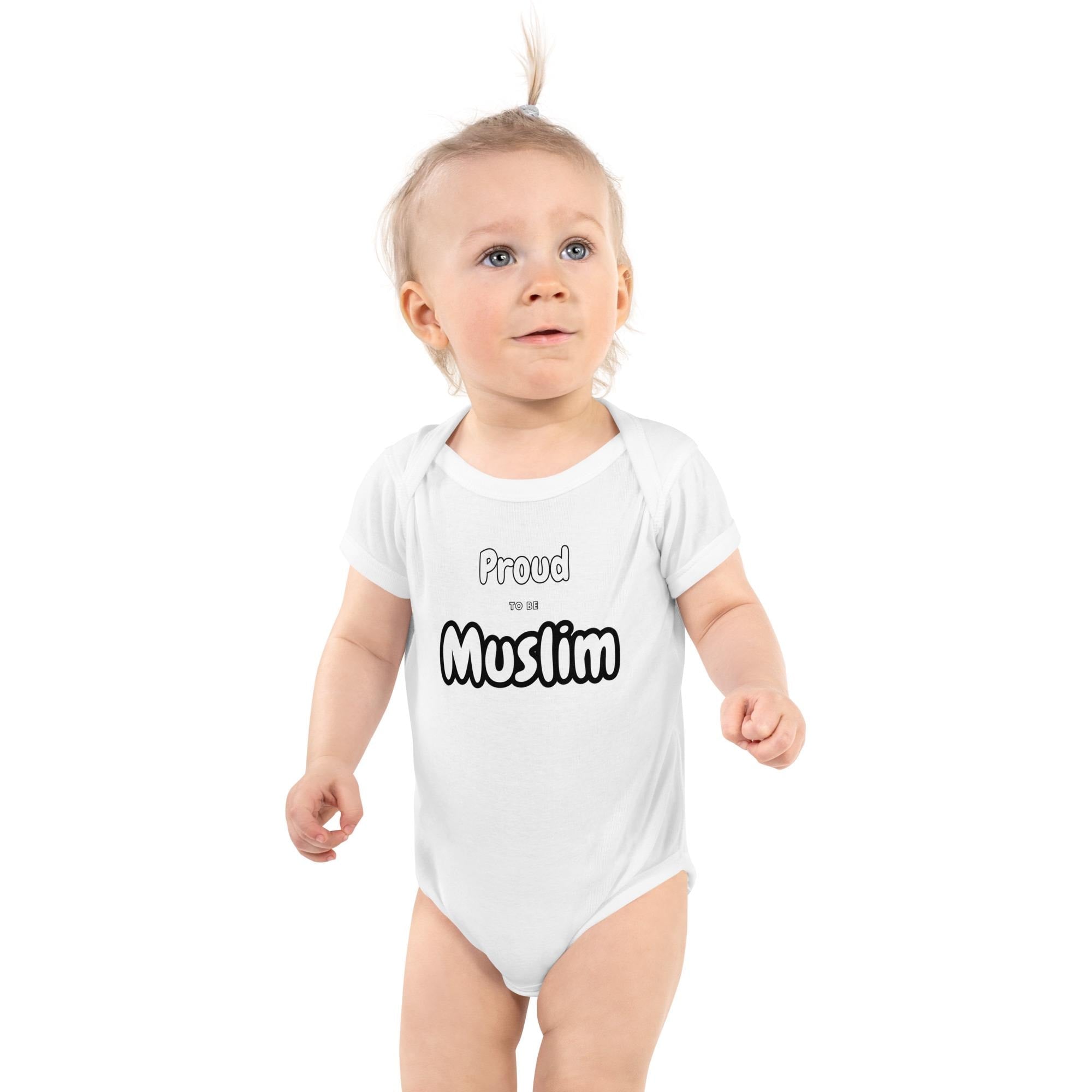 Proud to be Muslim  - Islamic Infant bodysuit