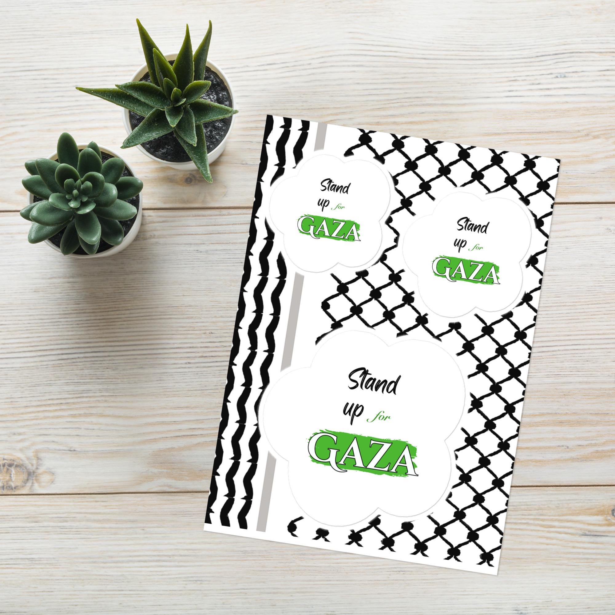 Gaza support Sticker sheet