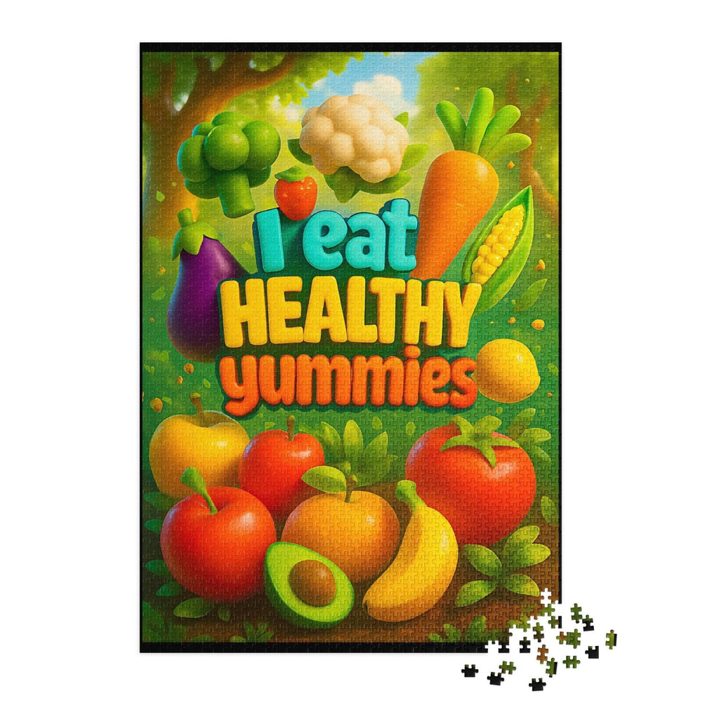kids Healthy eating Jigsaw puzzle toy with tin