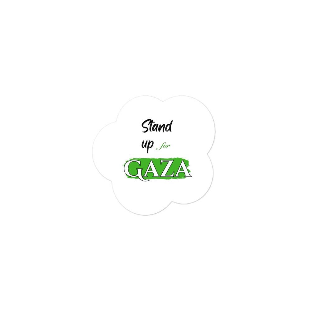 Stand up for gaza - sticker for the cause of Palestine