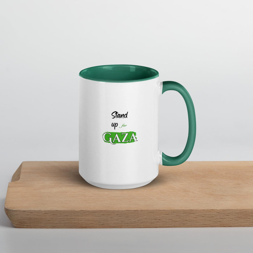 Stand up for Gaza - premium Mug with Colour inside