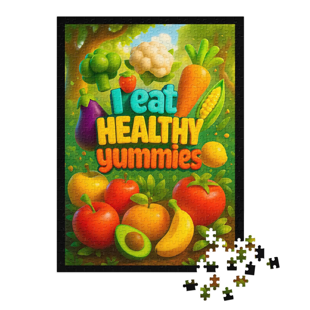 kids Healthy eating Jigsaw puzzle toy with tin