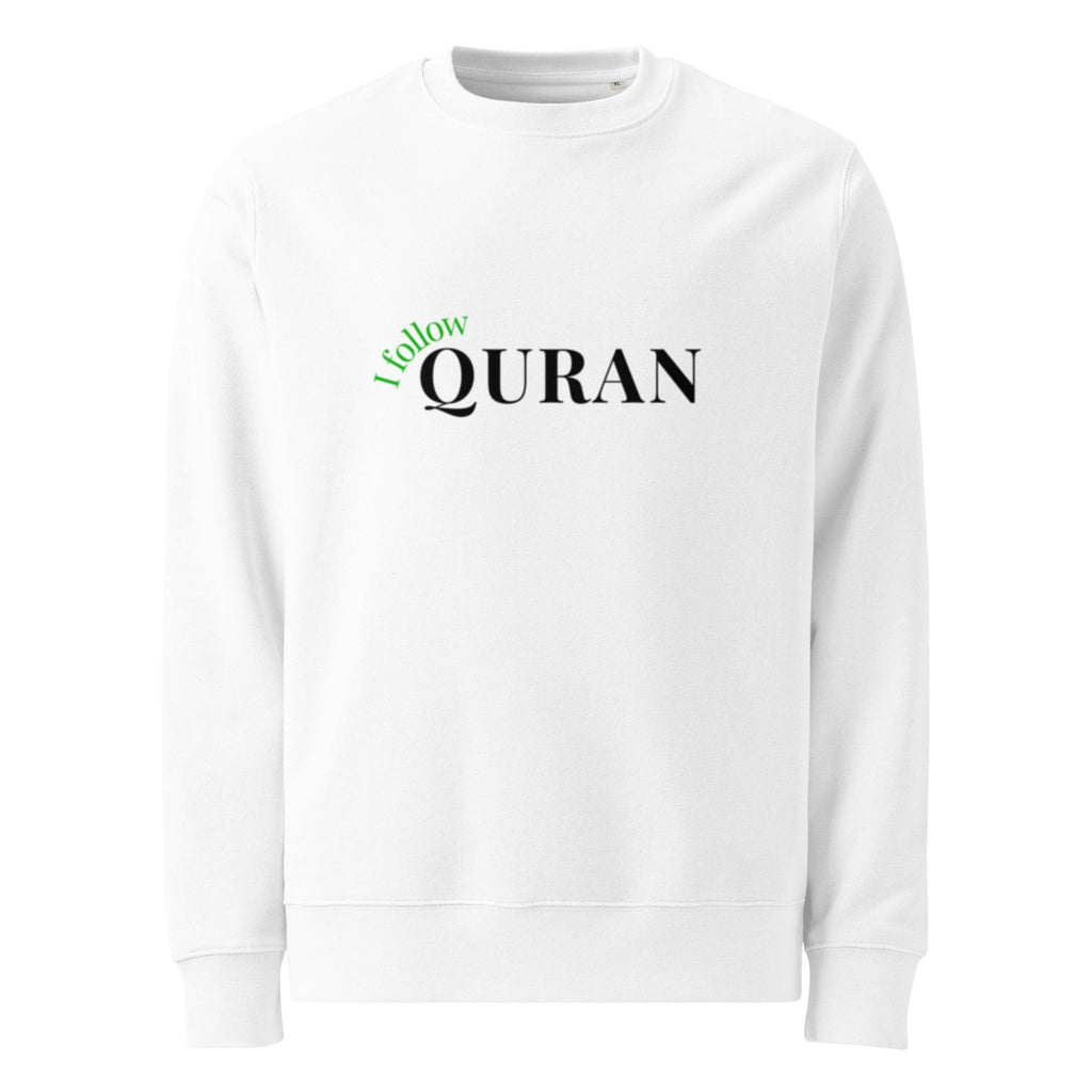 Men's eco sweatshirt - I Follow Quran