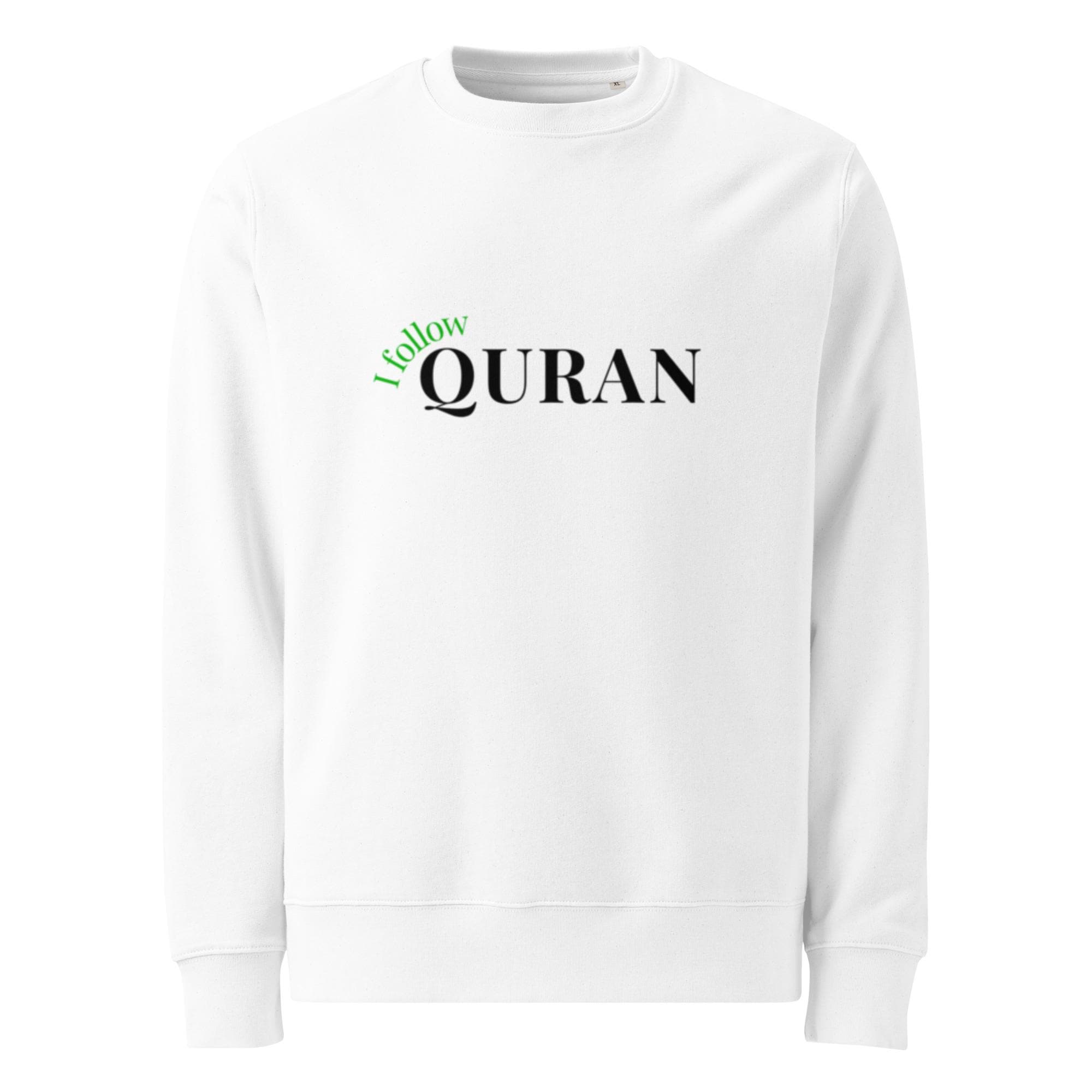 Men's eco sweatshirt - I Follow Quran