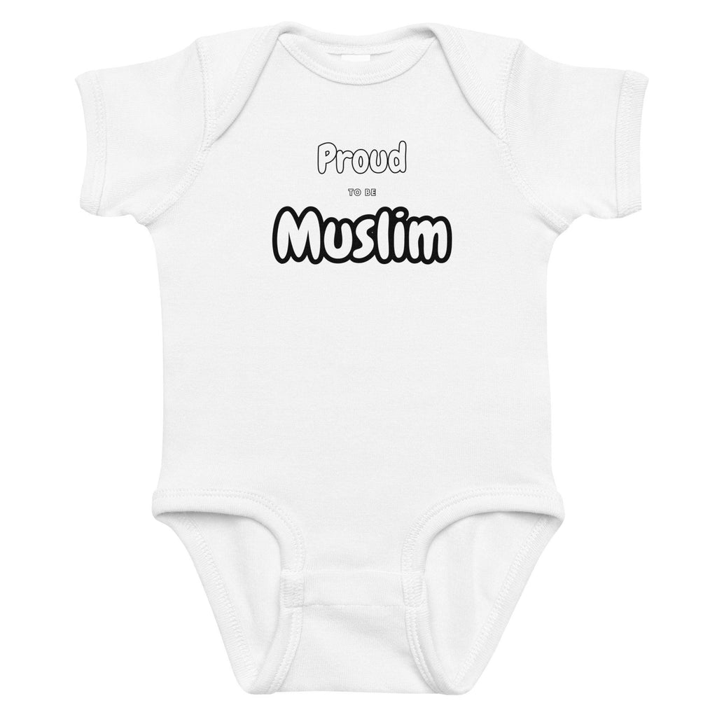 Proud to be Muslim  - Islamic Infant bodysuit