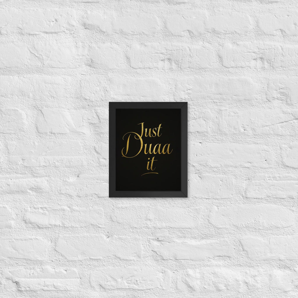 Islamic duaa Framed poster