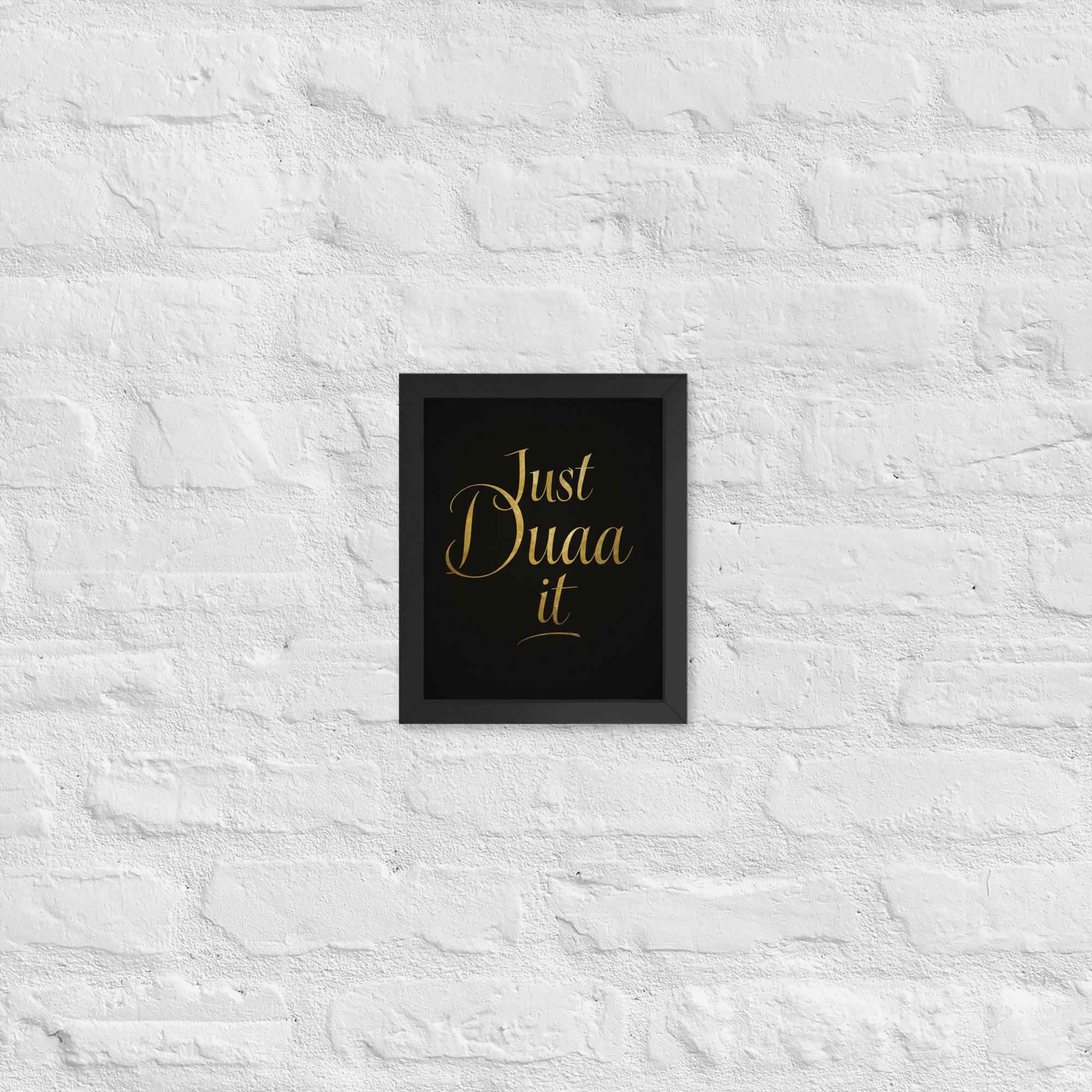 Islamic duaa Framed poster