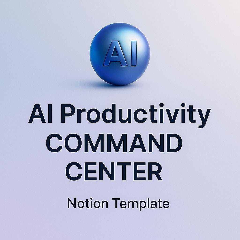 AI Productivity Command Centre Everything you need for your success